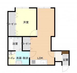 Ｃ砂町402リフォーム1階平面