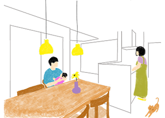 家族のわがままを叶える、完全自由設計