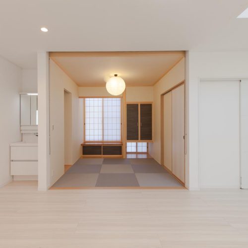 T様邸　吹き抜け・エコアイ換気搭載のかわいいお家