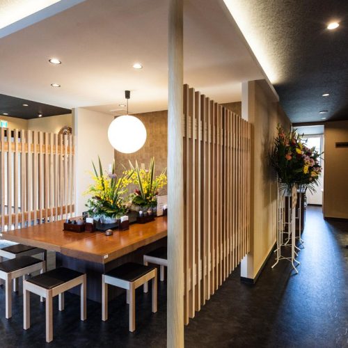 ごまそば高田屋様の店舗の建築に携わらせていたただきました