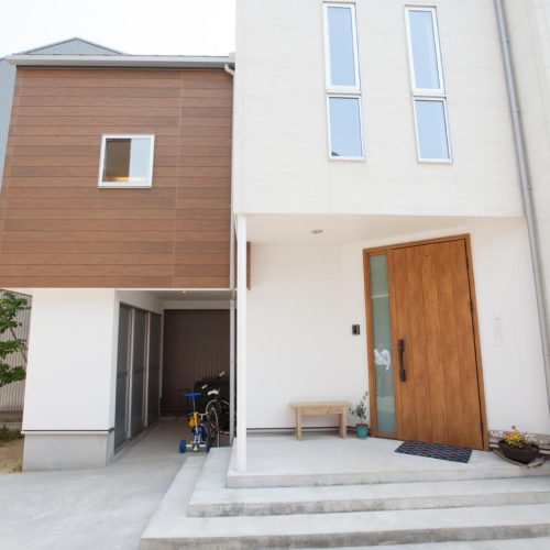 M様邸　狭小地に建つお客様こだわりの住宅です。