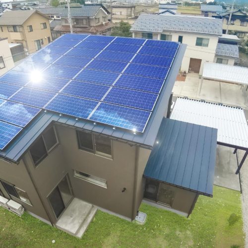 K様邸　10kw太陽光パネル搭載