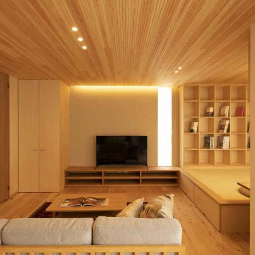施工事例　Y様邸　本好き家族の日常を愉しむHyggeな家