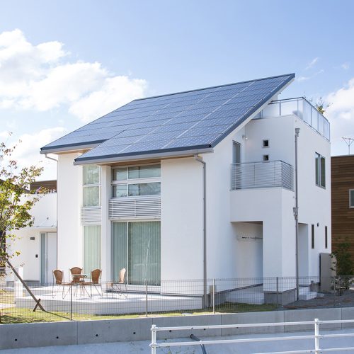施工事例　上轡田モデルハウス（中田MAX売電住宅）