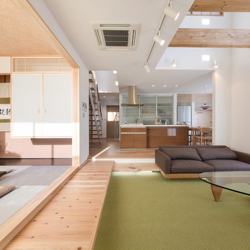 施工事例　上轡田モデルハウス（中田MAX売電住宅）