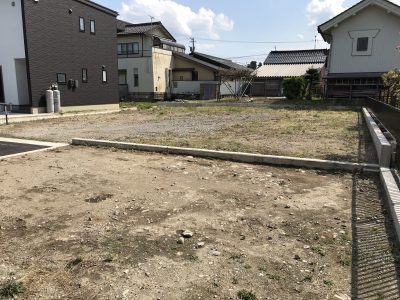 売土地　富山市下大久保（残り１区画）